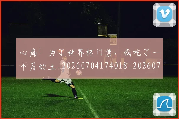 心痛！为了世界杯门票，我吃了一个月的土_20260704174018_20260722163425